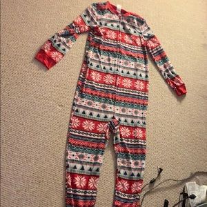 Kids LARGE 10/12 Christmas Onesie